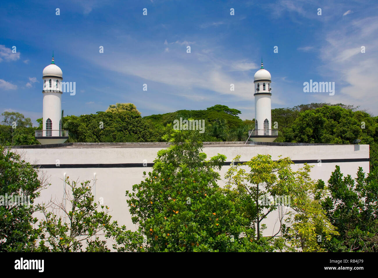 The Dhaka University Central Mosque. Dhaka, Bangladesh. Stock Photo