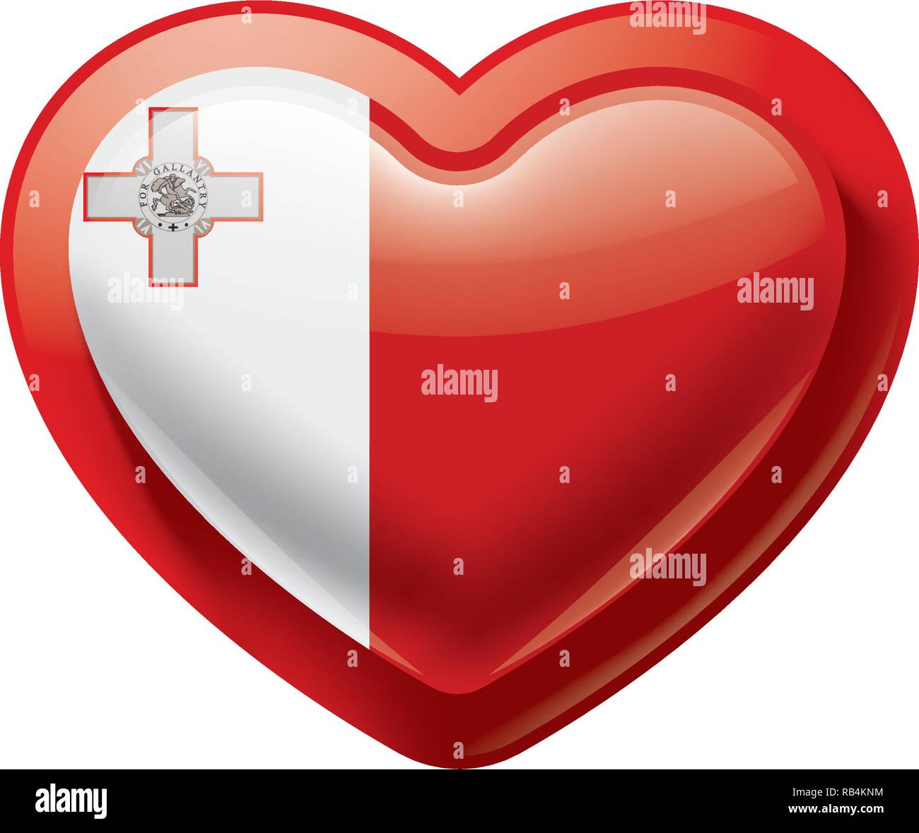 Malta flag, vector illustration on a white background Stock Vector Image & Art Alamy