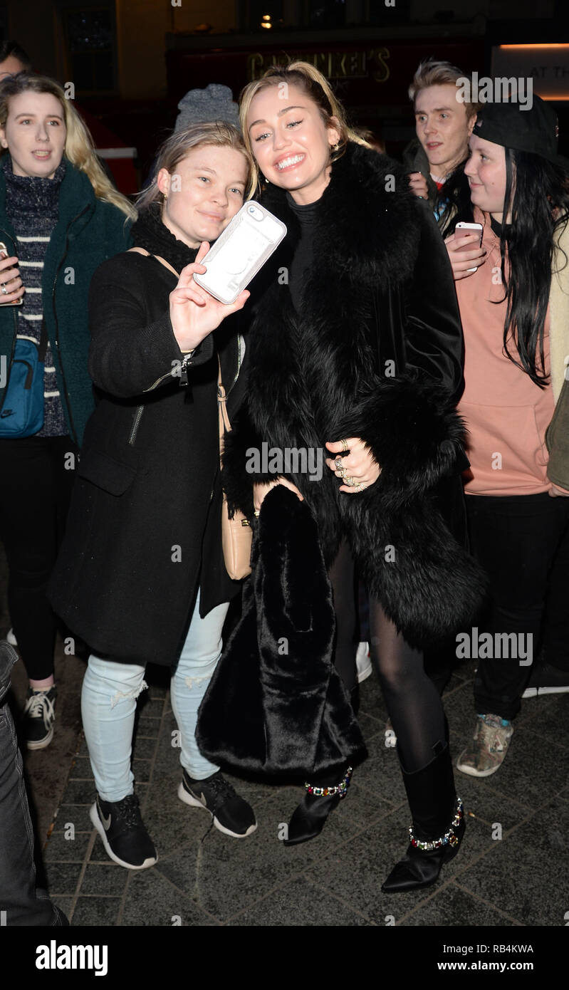 Miley Cyrus greets fans at Capital Radio Featuring: Miley Cyrus Where