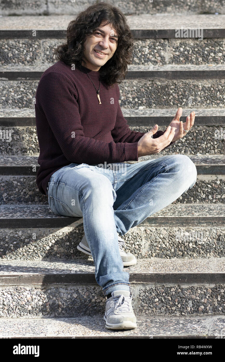 Singer Javi Cantero Promotes His New Album El Tren De La Vida In