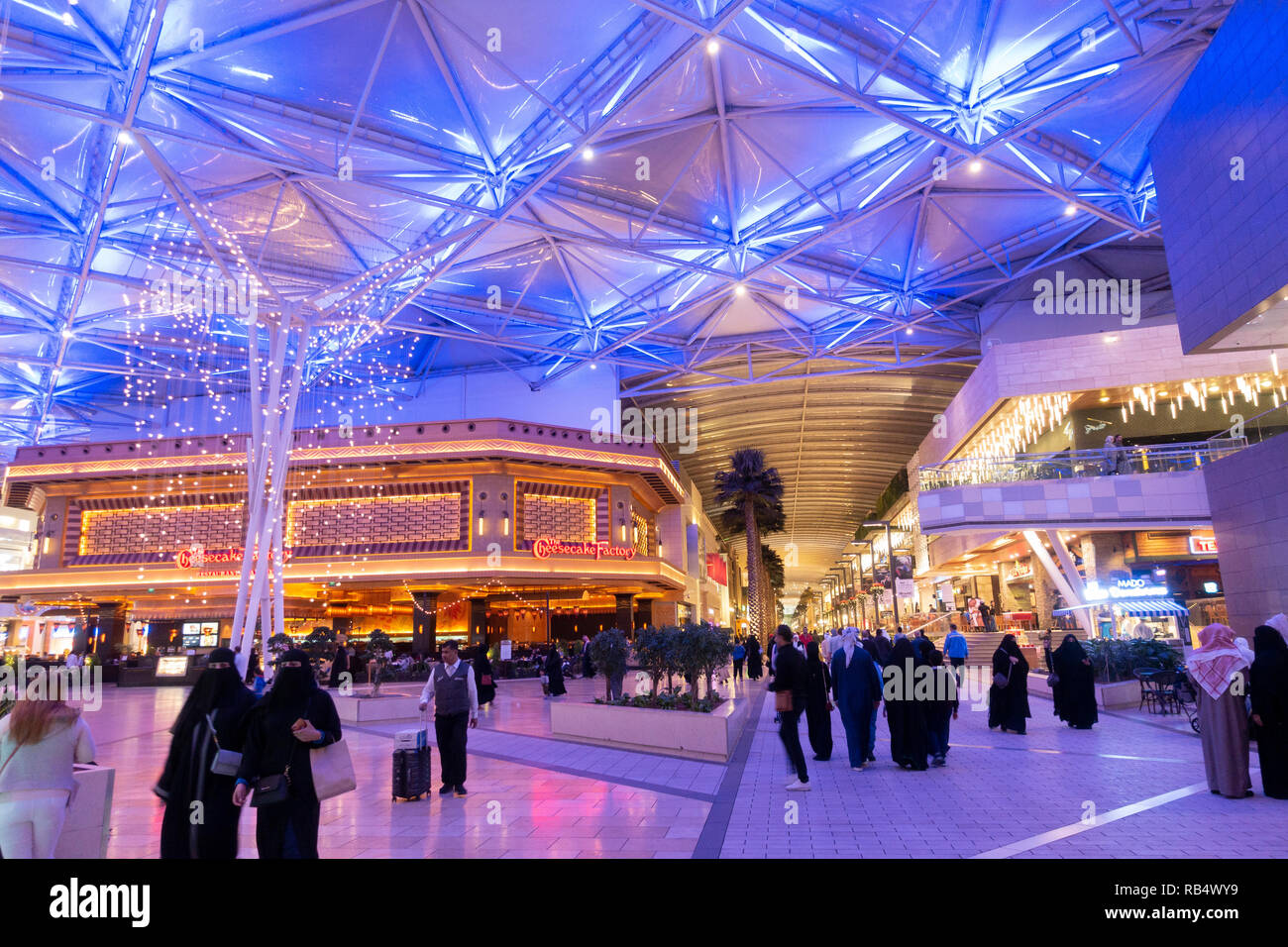 Interior of The Avenues shopping mall in Kuwait City, Kuwait Stock Photo