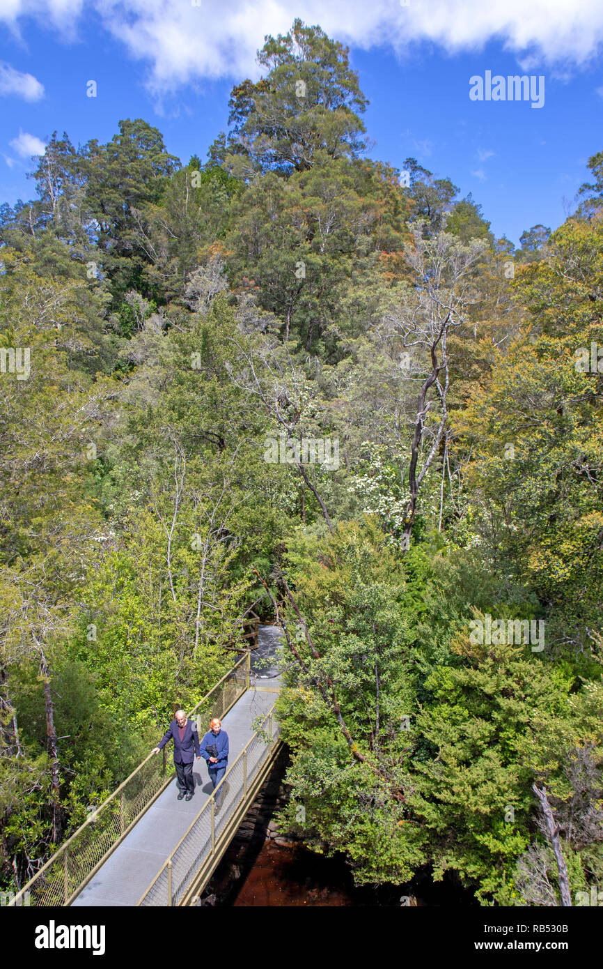 Boardwalk at Heritage Landing on the Gordon River Stock Photo Alamy