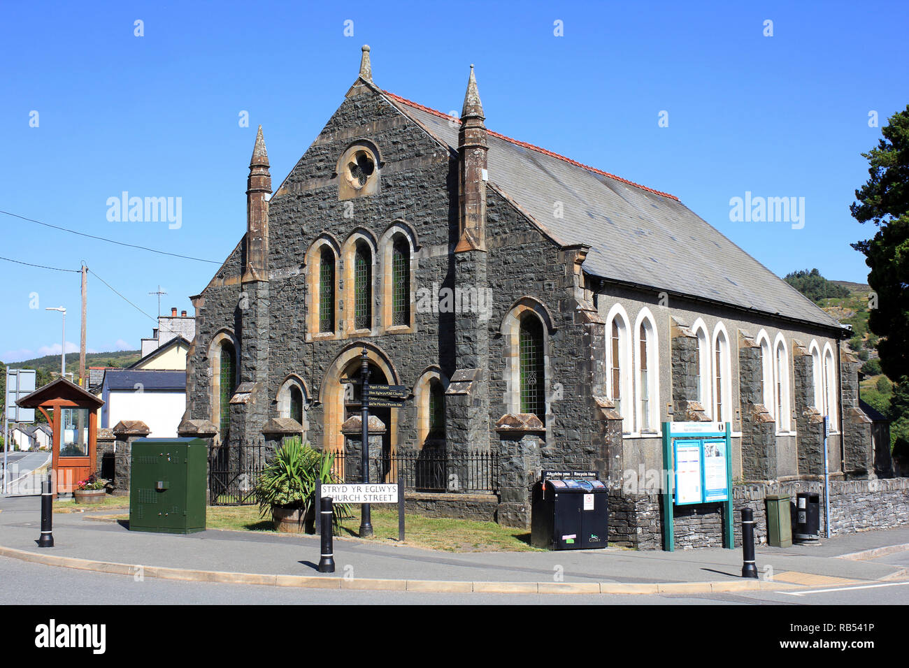 Bethel Welsh Independent Chapel, Dolwyddelan, Caernarvonshire, Wales Stock Photo