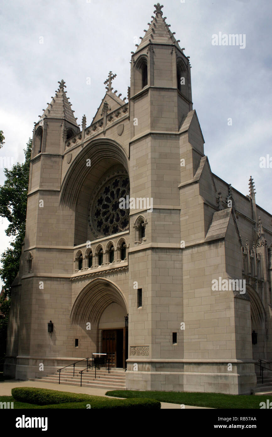 The Church of the Covenant, historical structure in Cleveland, OH, USA Stock Photo