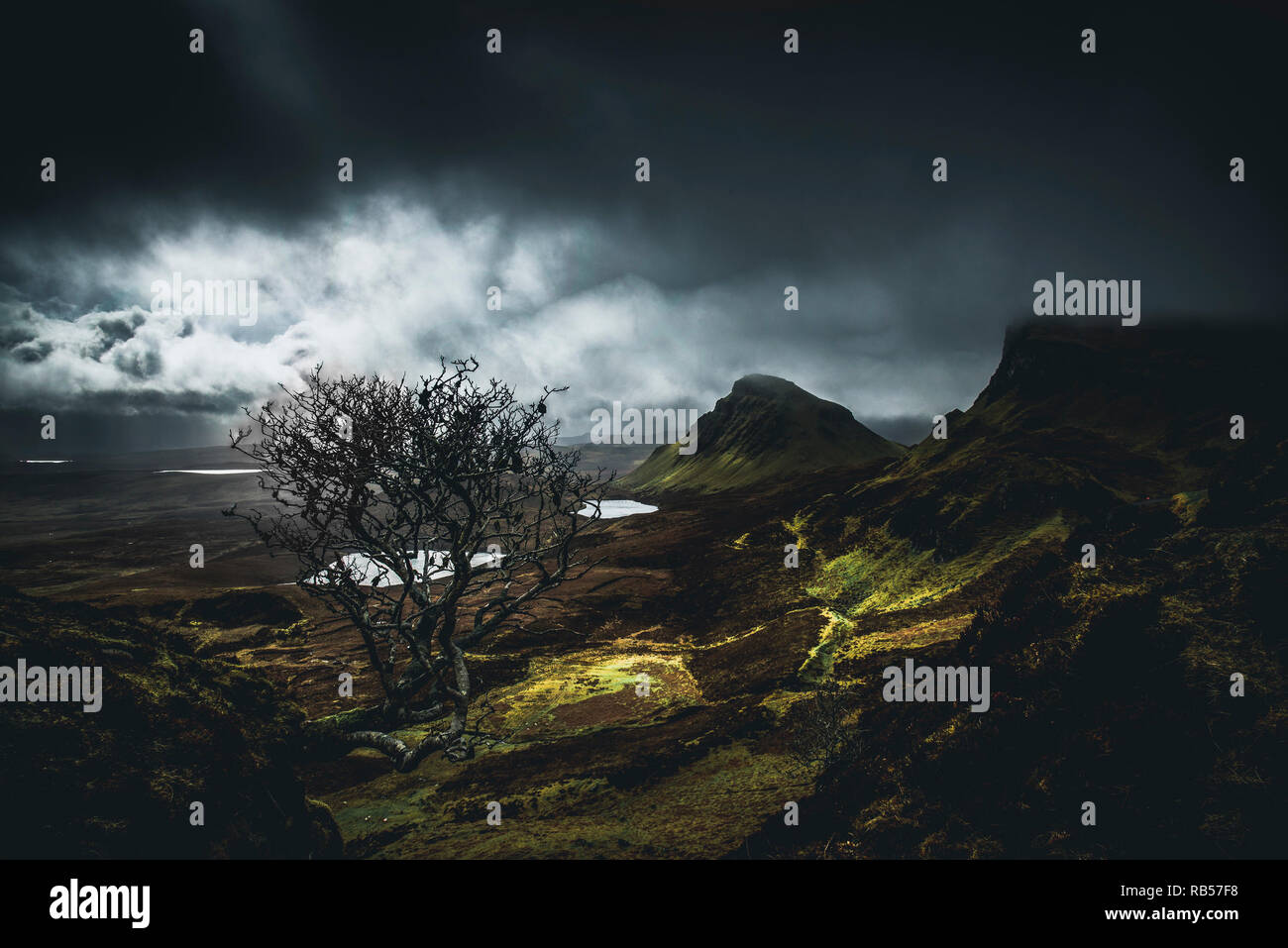 Scottish landscape photography Isle of Skye Stock Photo - Alamy