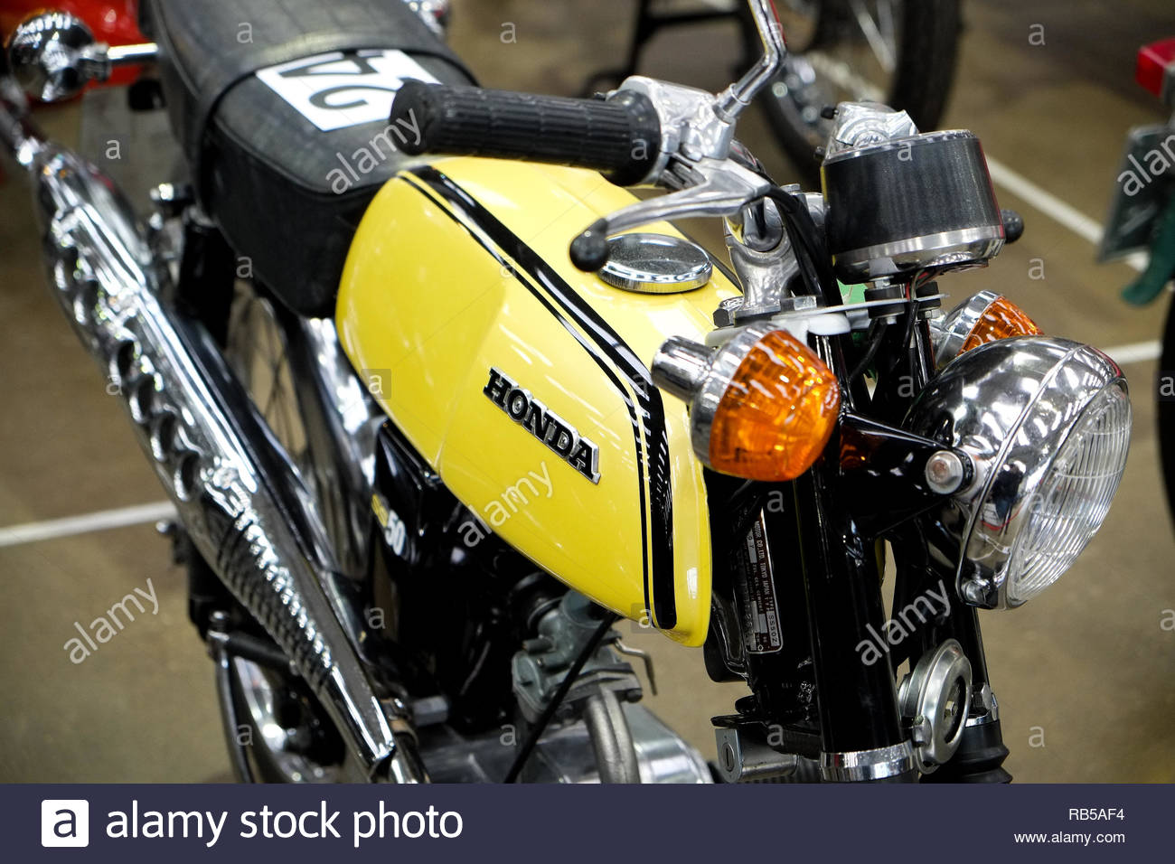 Classic Honda Motorcycle At Newark Motorcycle Show 2019 Stock Photo Alamy