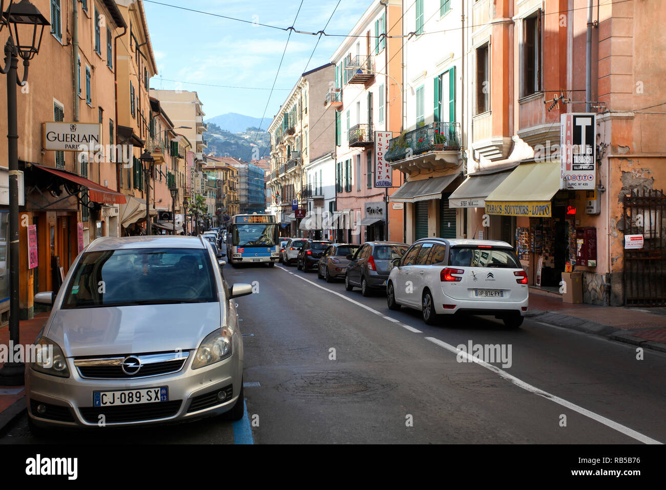 Cars on a main street hires stock photography and images Alamy