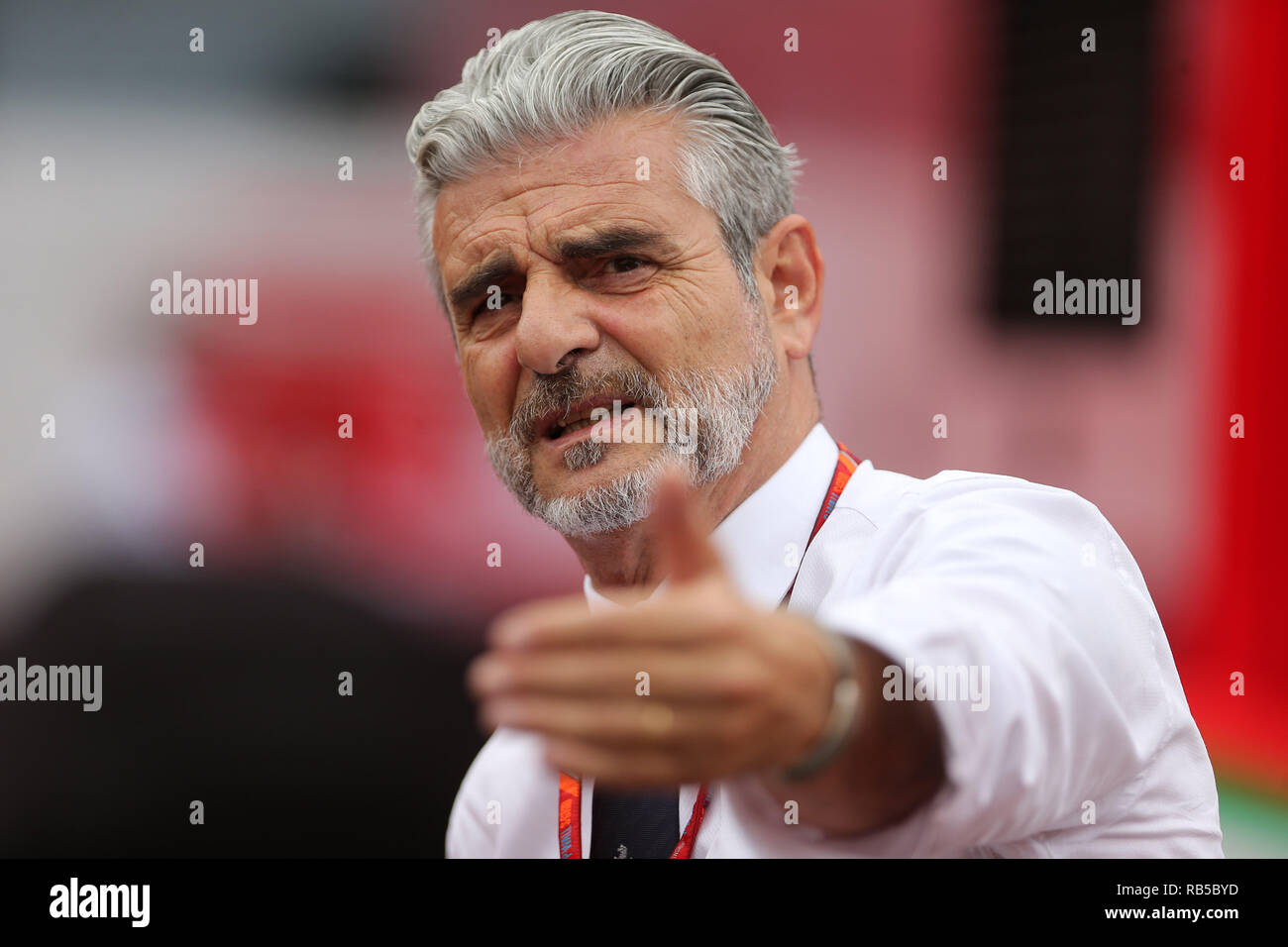 Formula One Scuderia Ferrari Team Principal Maurizio Arrivabene Stock Photo Alamy