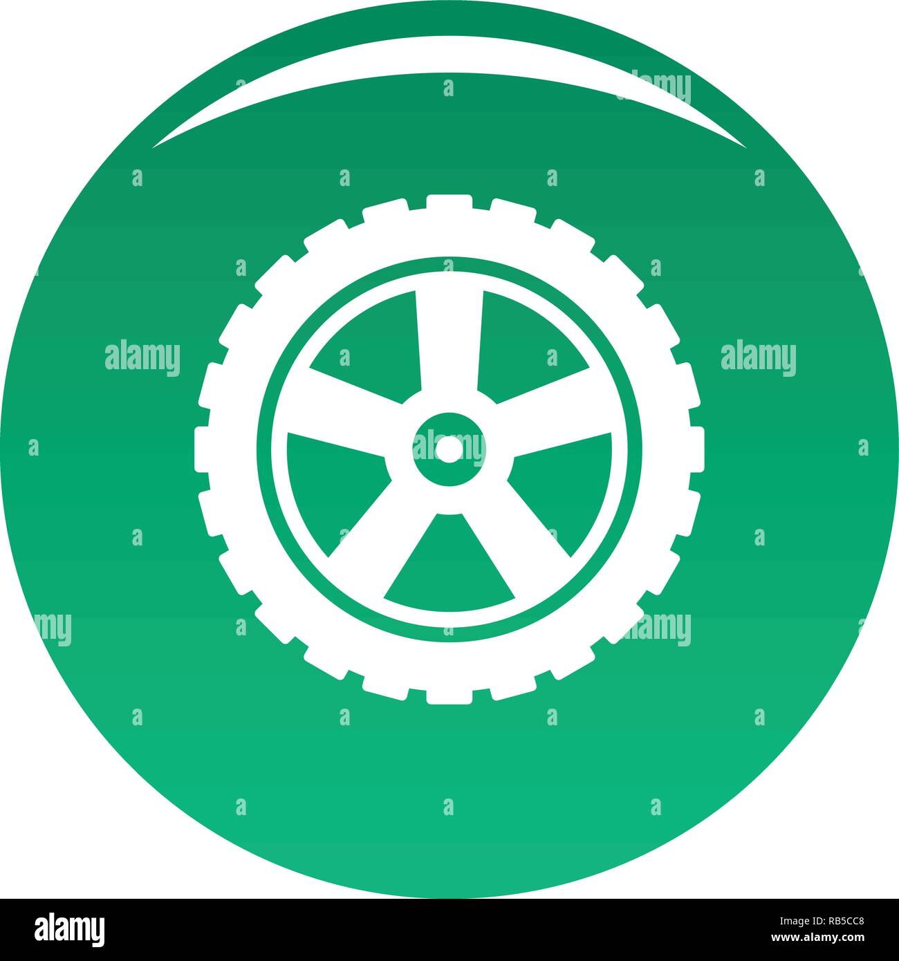 Transport tire icon. Simple illustration of transport tire vector icon ...