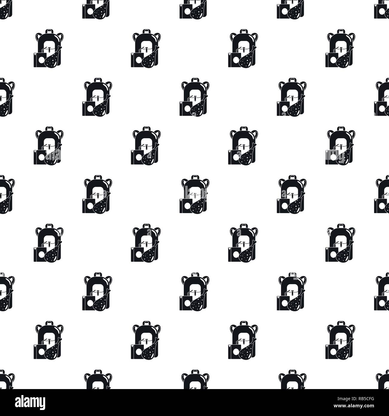Juice school lunch pattern seamless vector repeat geometric for any web design Stock Vector