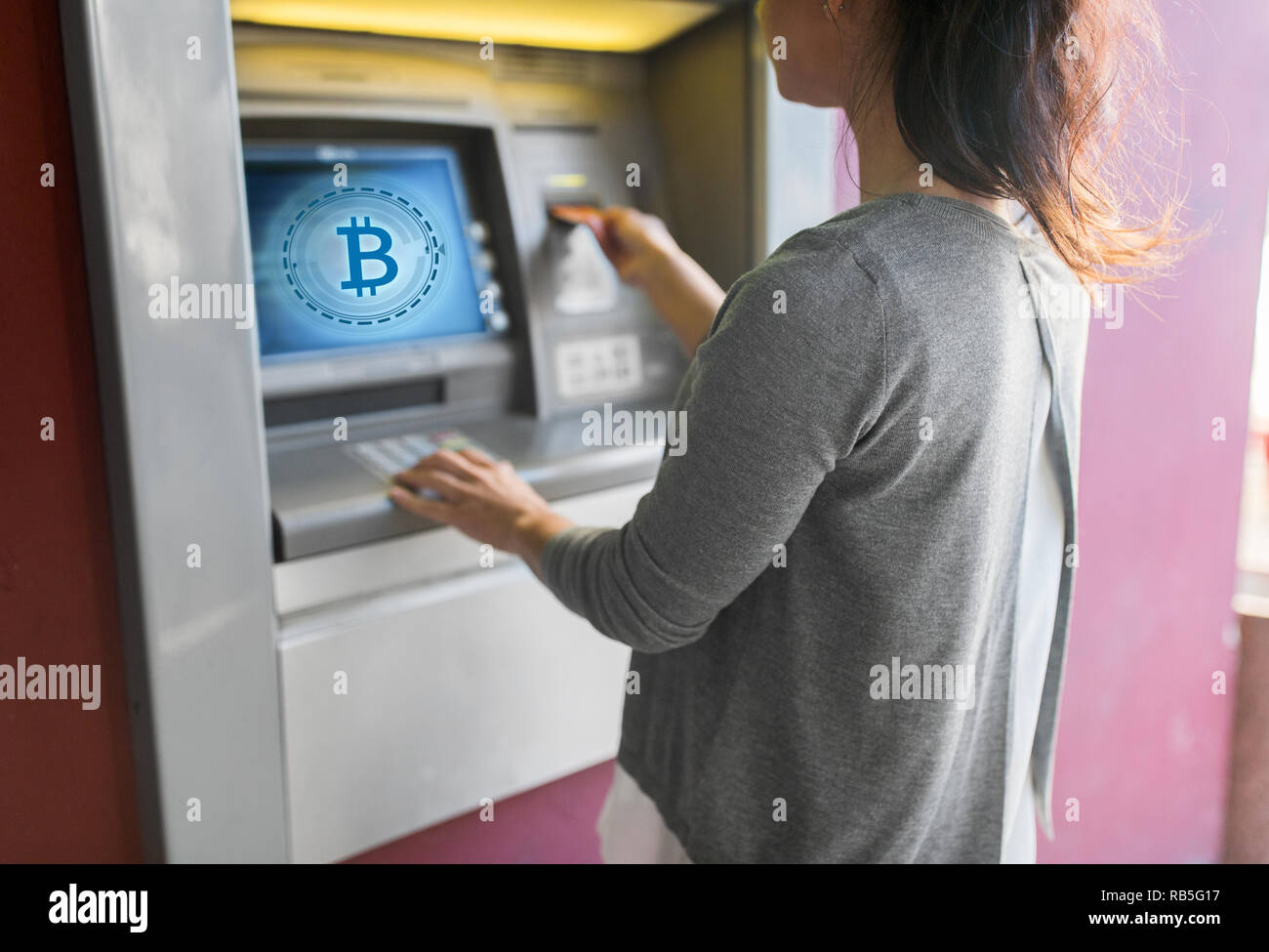 Bitcoin atm hi-res stock photography and images - Page 4 - Alamy