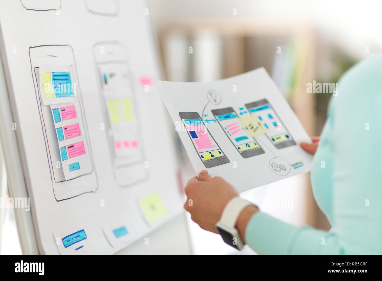 Ux ui templates hi-res stock photography and images - Alamy