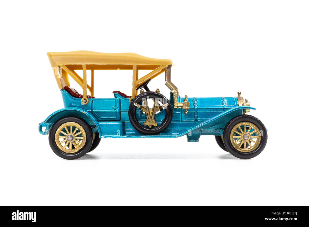 ☆ミニカー イギリス マッチボックス（matchbox） Yesteryear THOMAS Models 1909 Y-12 of  FLYABOUT（箱なし）☆ 自動車