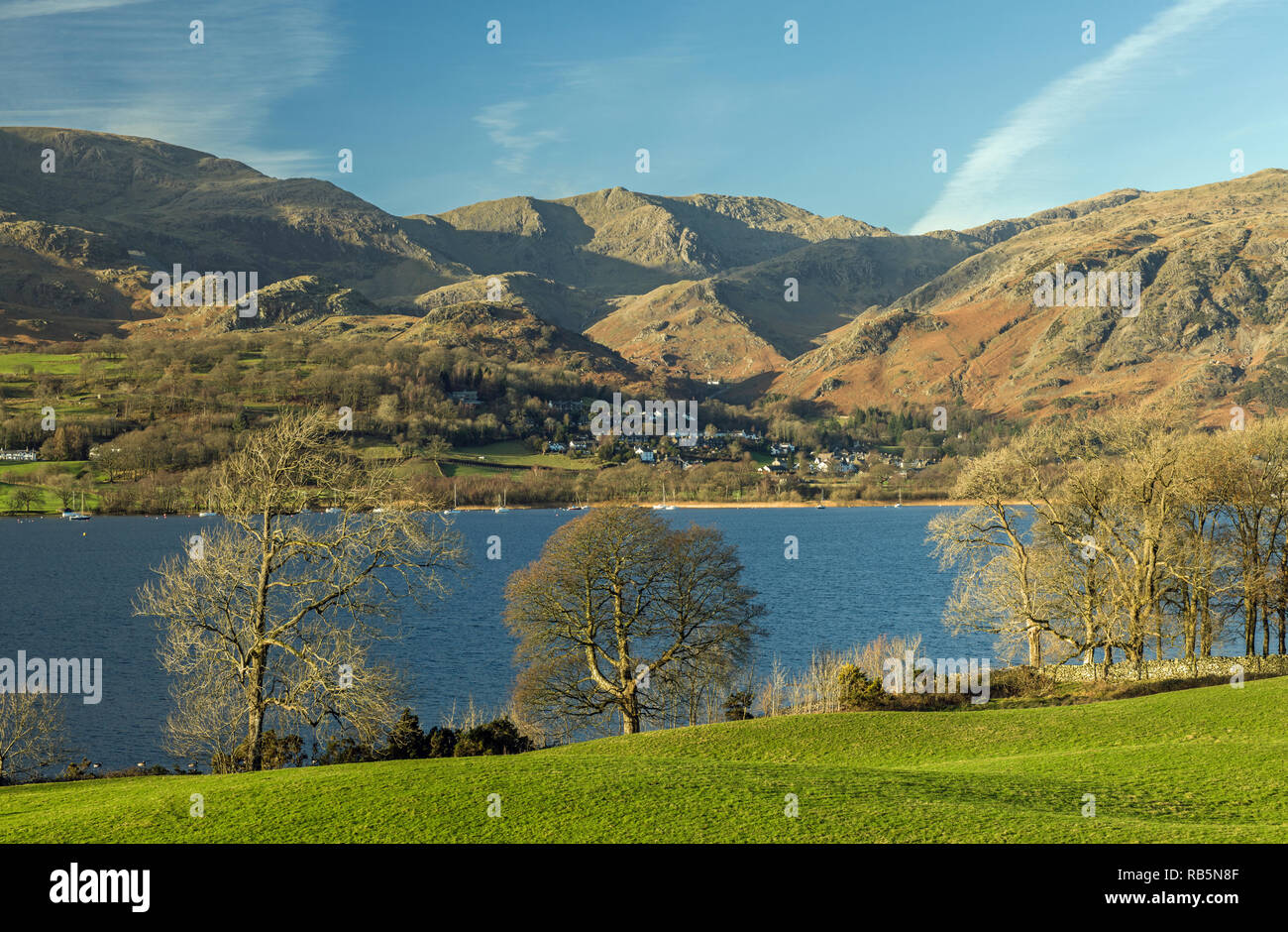 The Coniston Fells Lake District National Park Cumbria Stock Photo