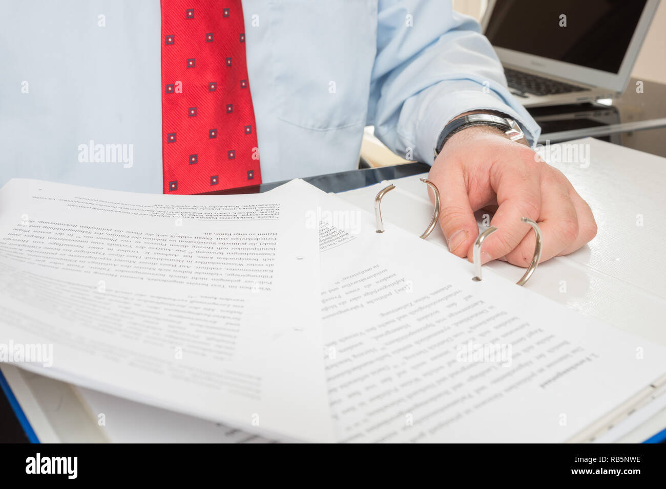 Working man Stock Photo
