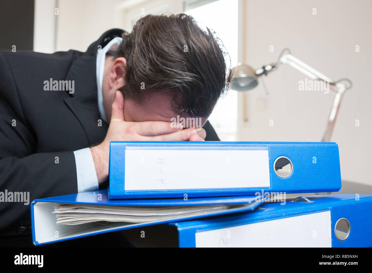 Hardworking Man Stock Photo