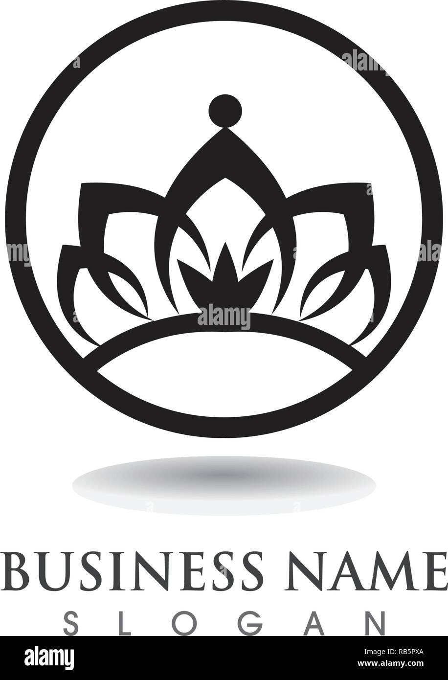 Crown Logo Template vector illustration Stock Vector Image & Art - Alamy