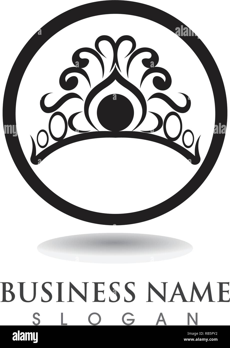 Crown Logo Template vector illustration Stock Vector Image & Art - Alamy