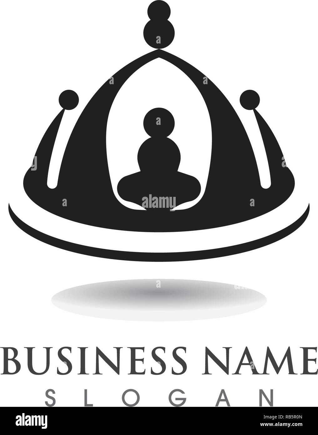 Crown Logo Template vector illustration Stock Vector Image & Art - Alamy