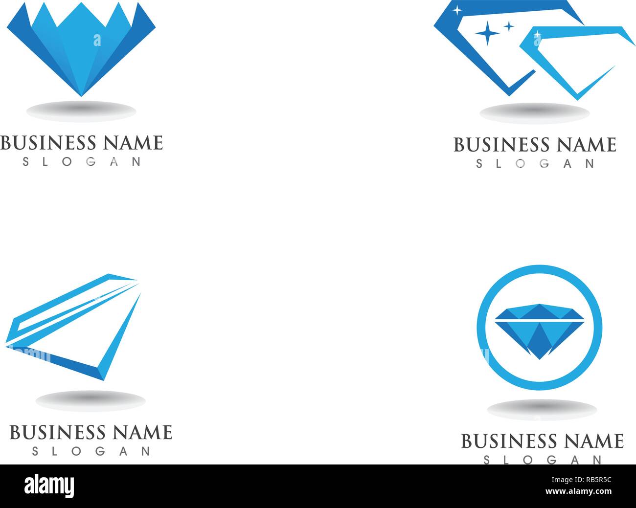 Diamond logo and symbol vector template icon Stock Vector Image & Art ...