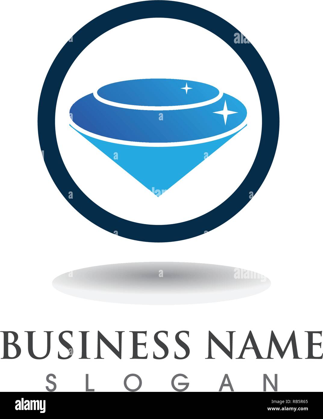 Diamond logo and symbol vector template icon Stock Vector Image & Art ...