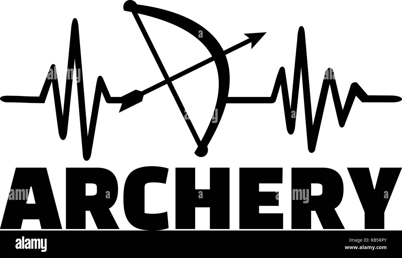 Archery logo Black and White Stock Photos & Images Alamy