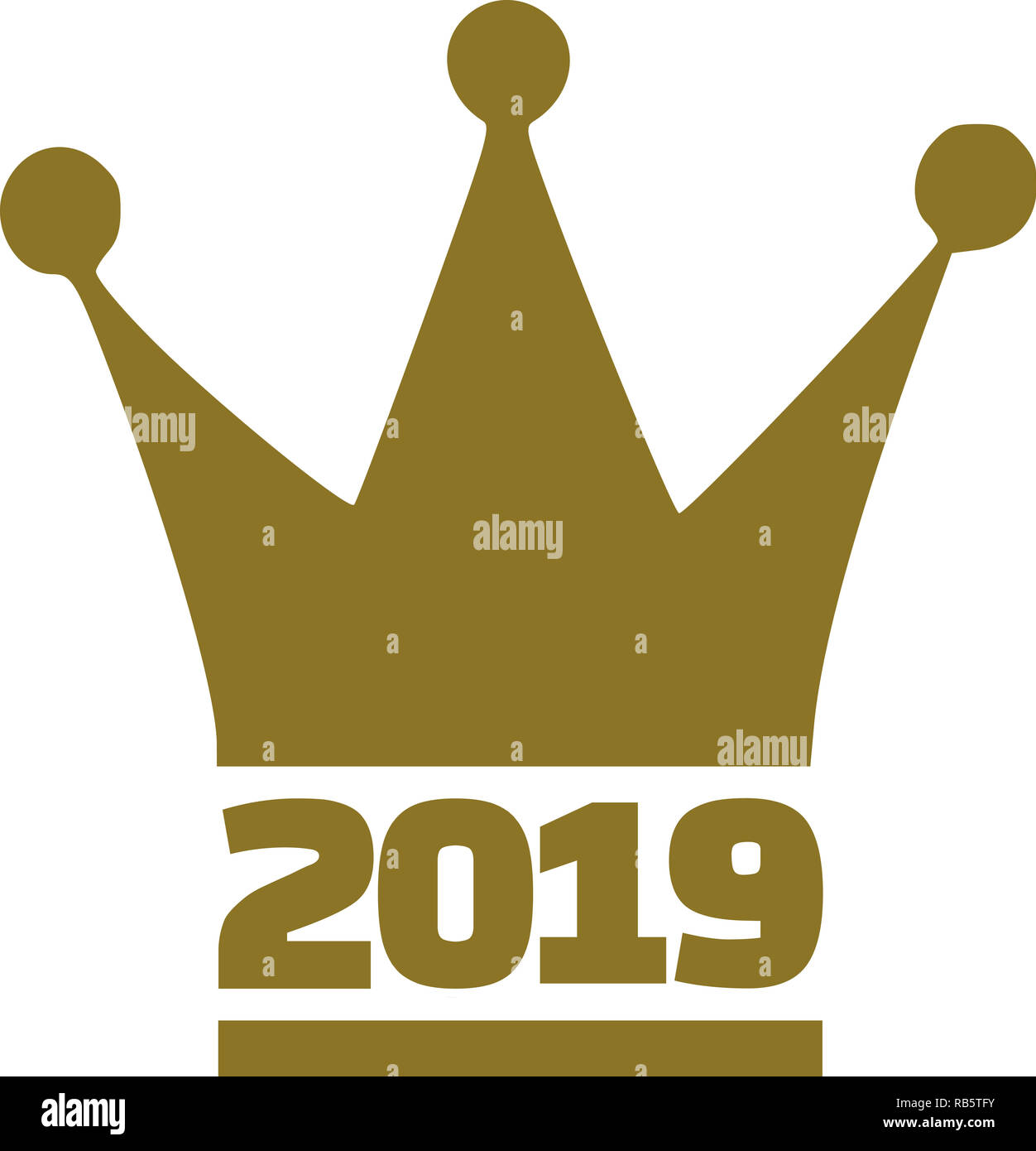 King crown logo vector hi-res stock photography and images - Alamy