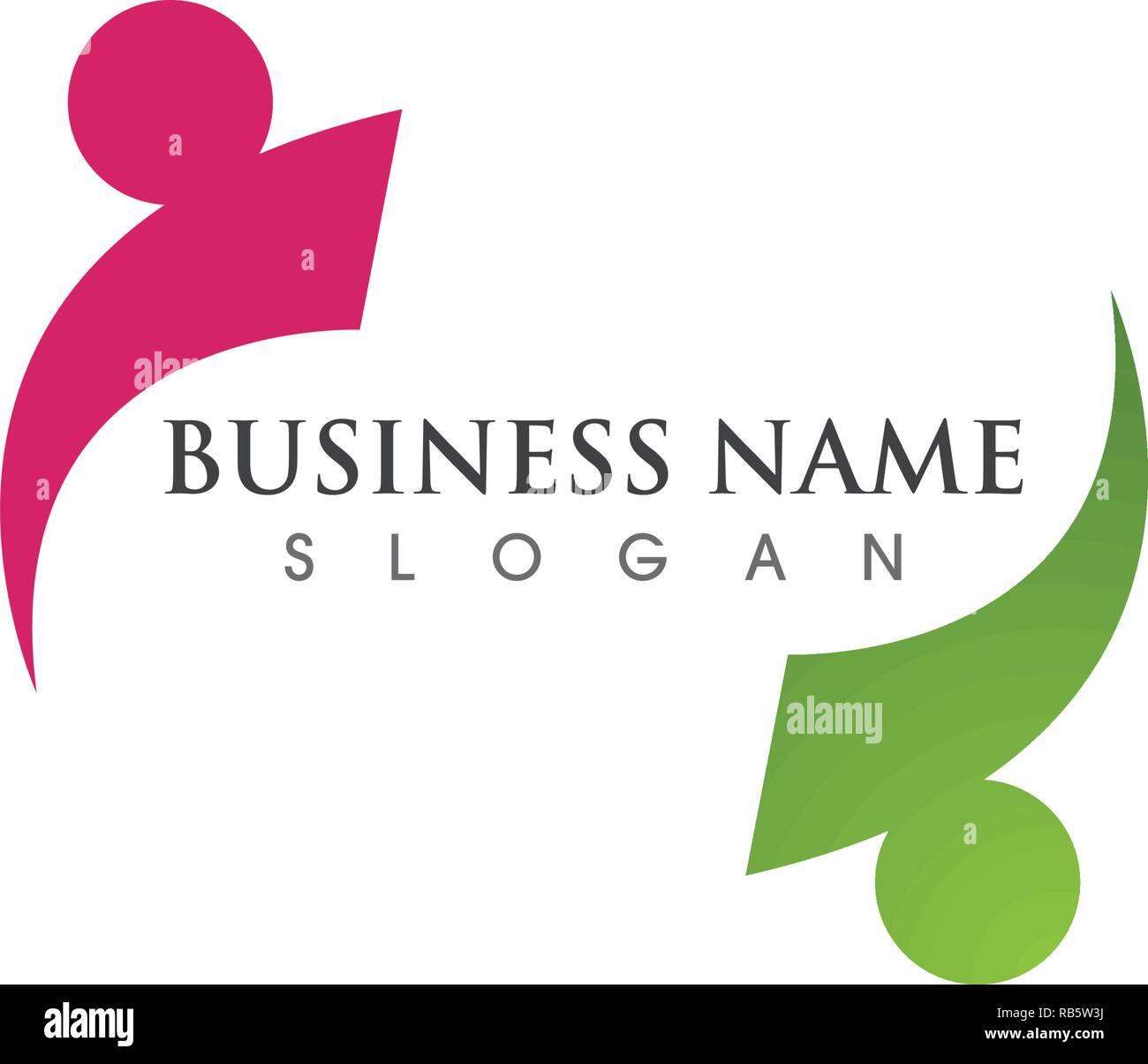 Adoption and community care Logo template vector icon Stock Vector