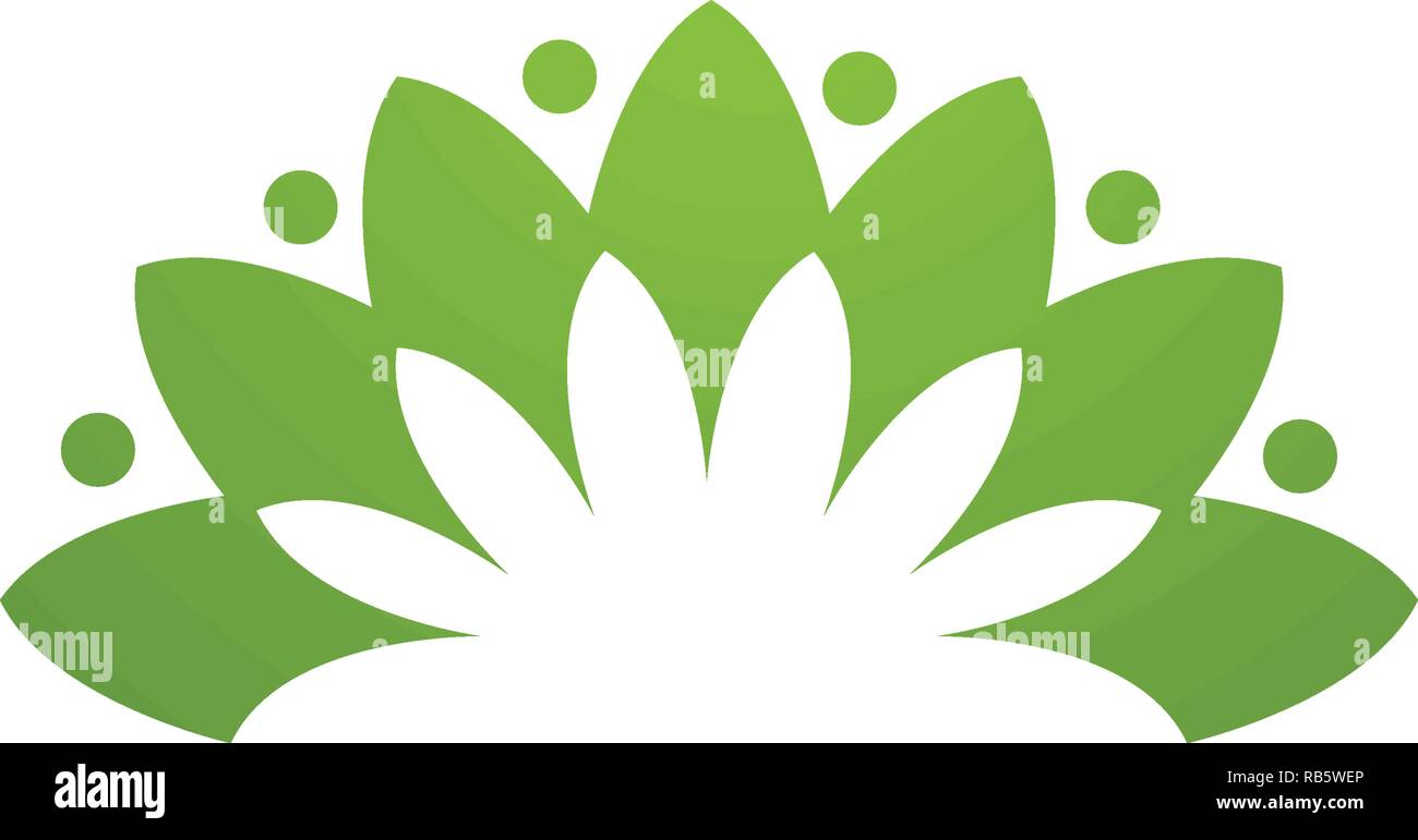 Lotus flower logo and symbols vector template icons Stock Vector Image ...