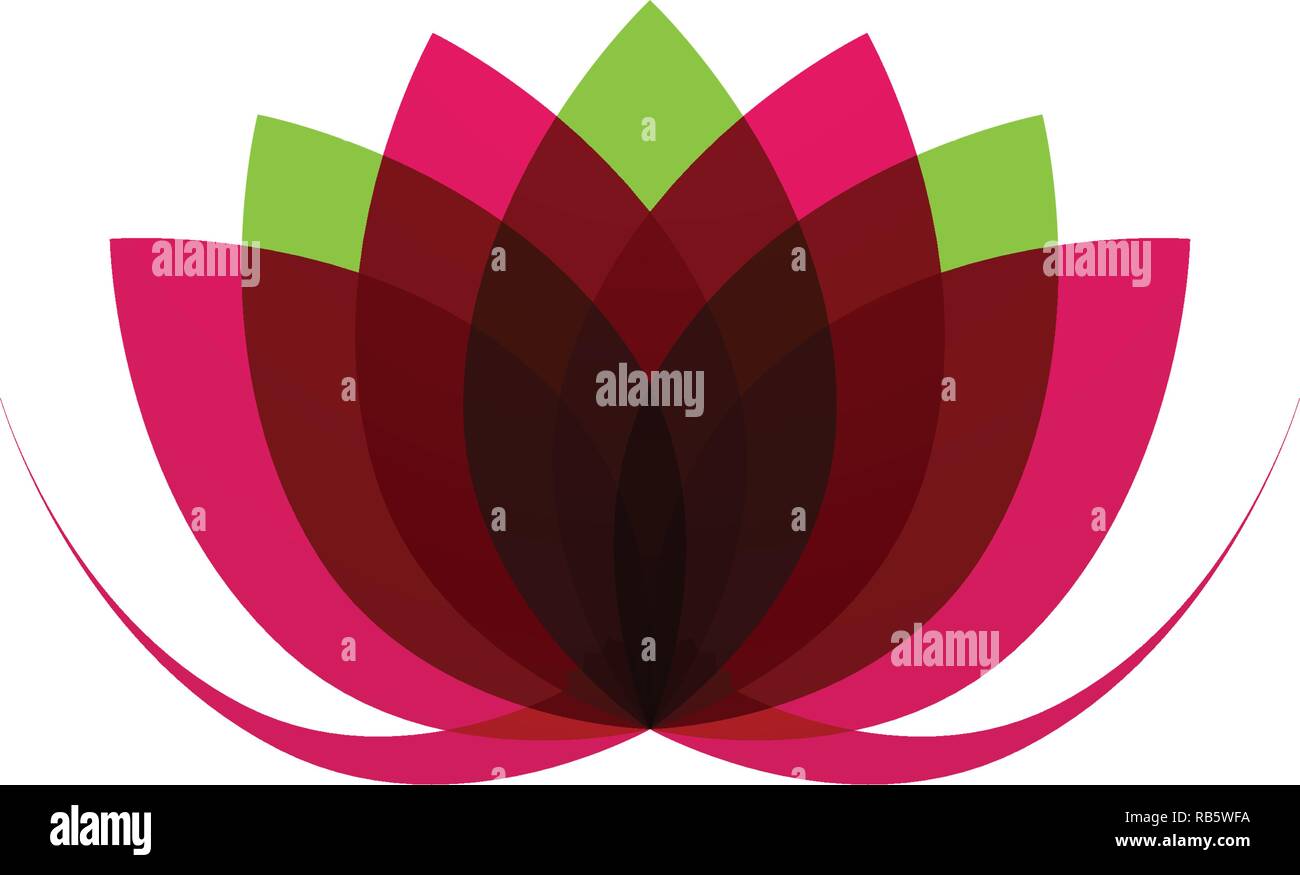 Lotus flower logo and symbols vector template icons Stock Vector Image ...