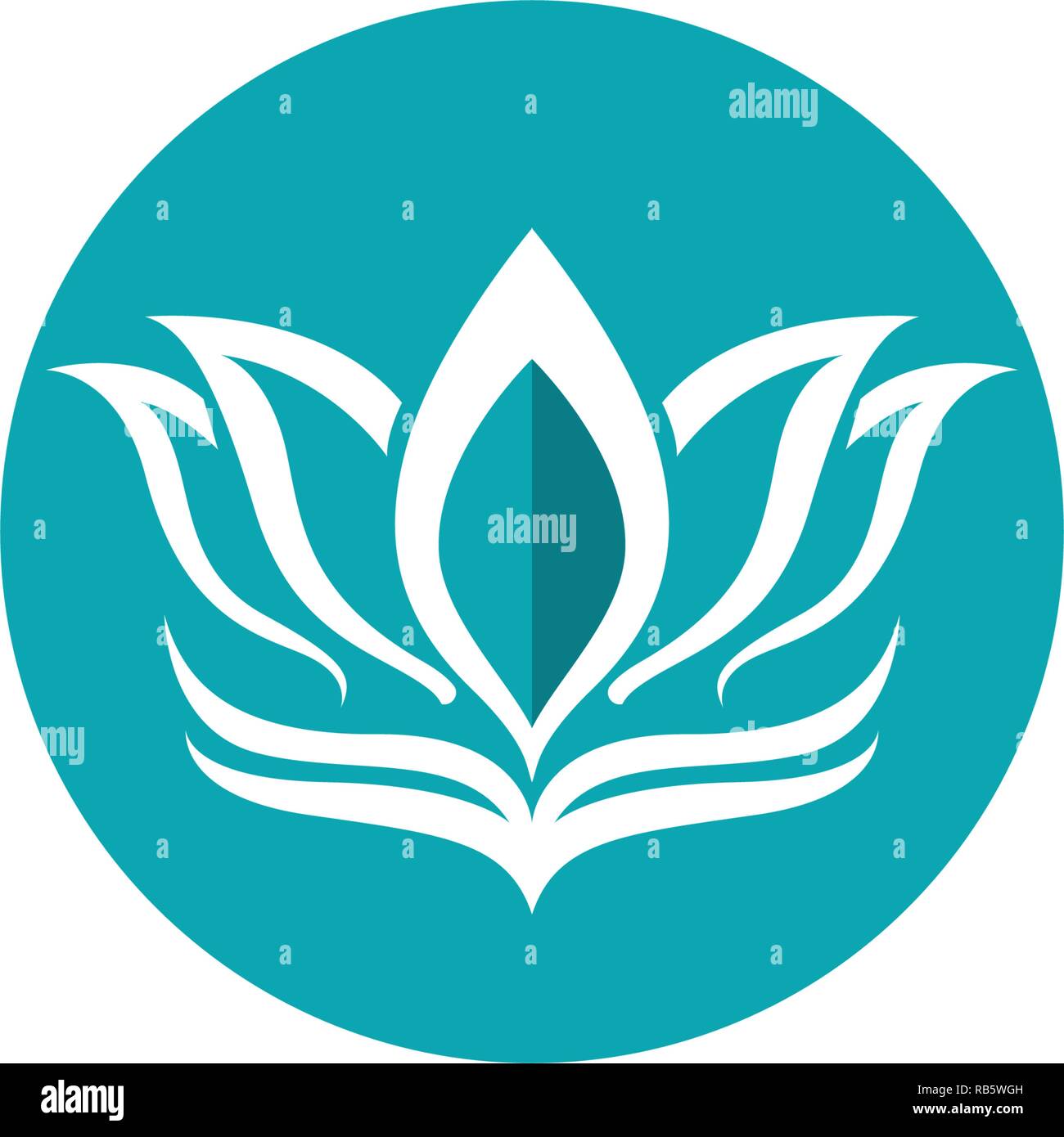 Lotus flower logo and symbols vector template icons Stock Vector Image ...