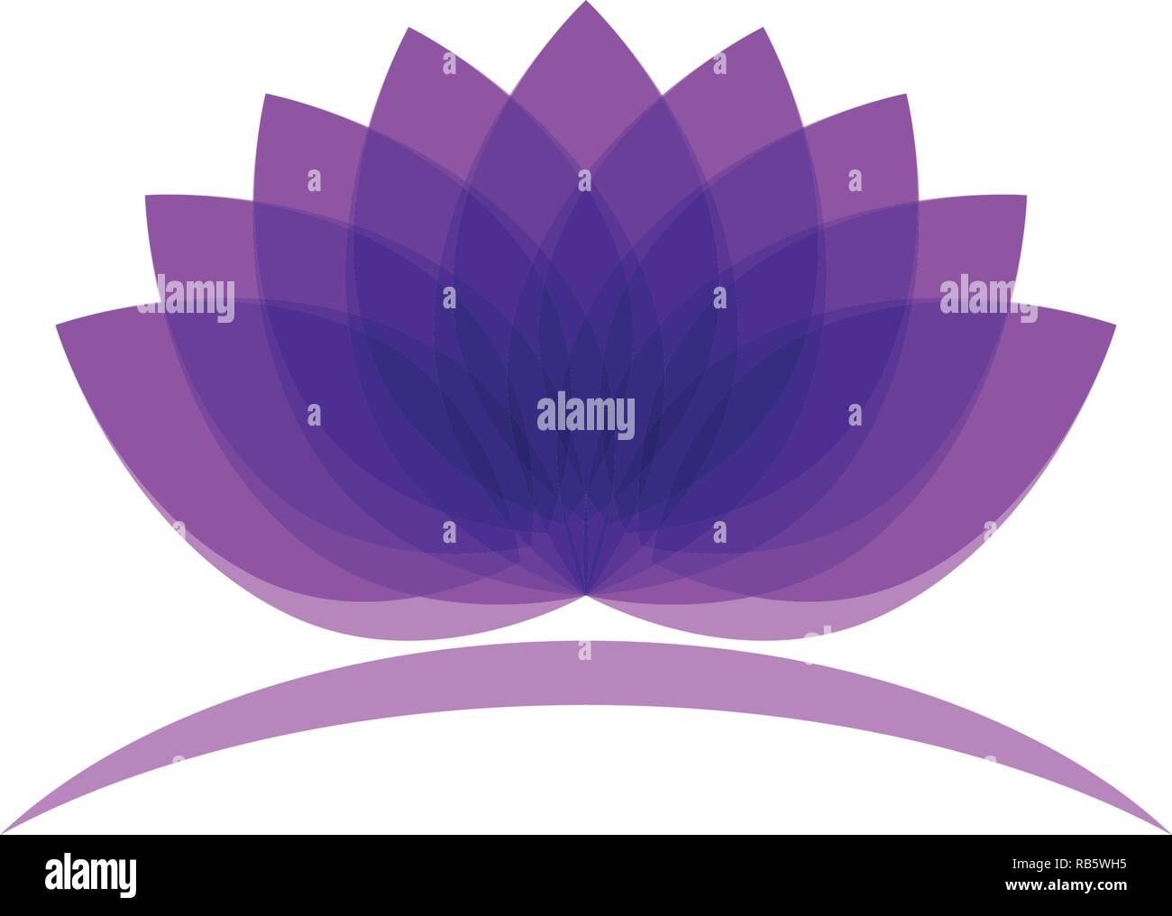Lotus flower logo and symbols vector template icons Stock Vector Image ...