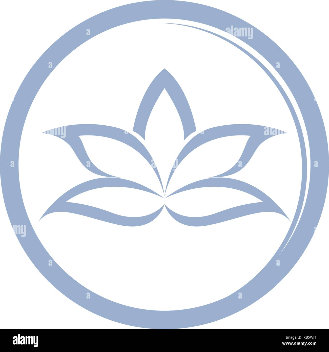 Lotus flower logo and symbols vector template icons Stock Vector Image ...