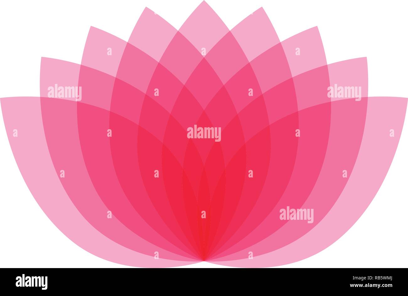 Lotus flower logo and symbols vector template icons Stock Vector Image ...