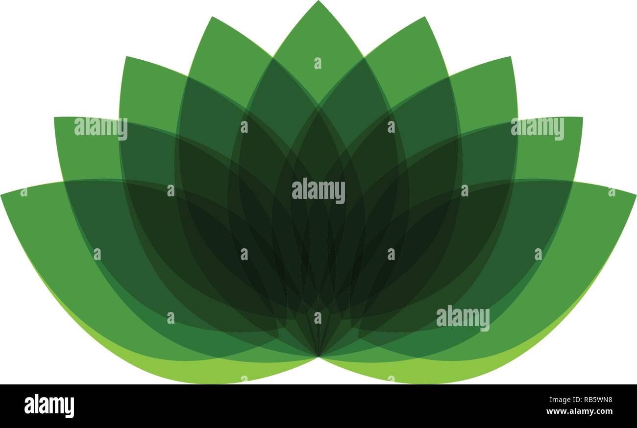 Lotus flower logo and symbols vector template icons Stock Vector Image ...