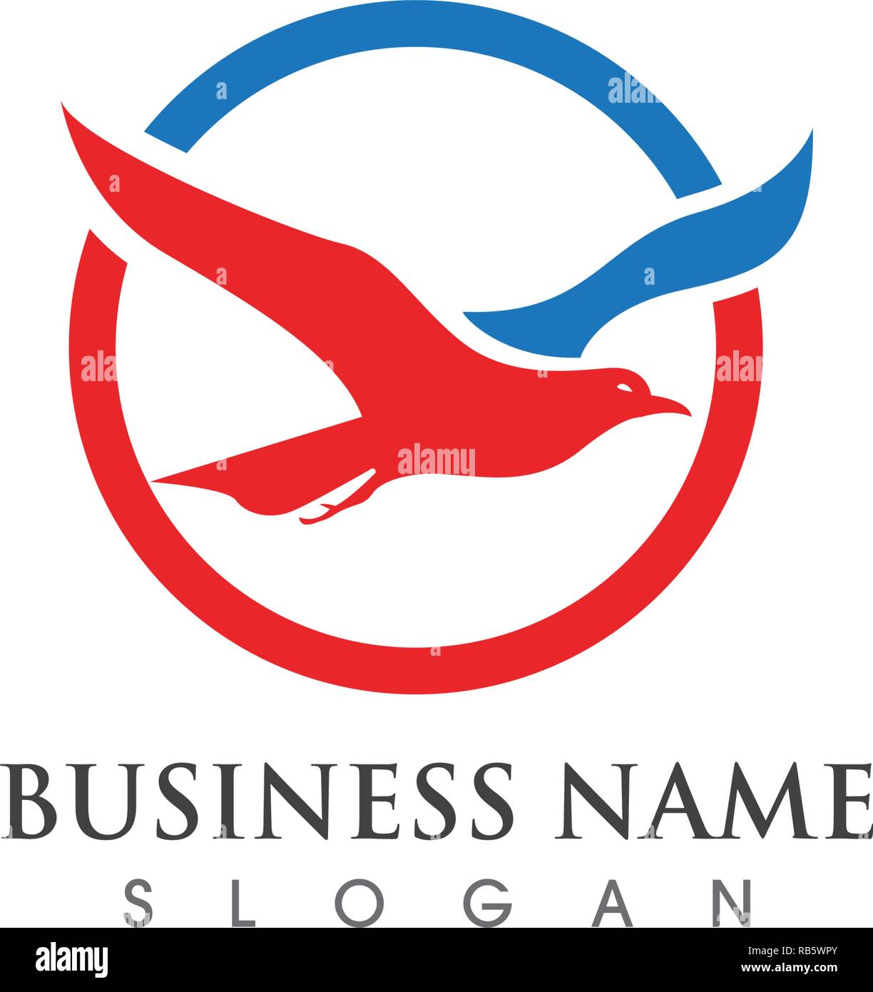 Eagle Bird Logo Template vector icon Stock Vector