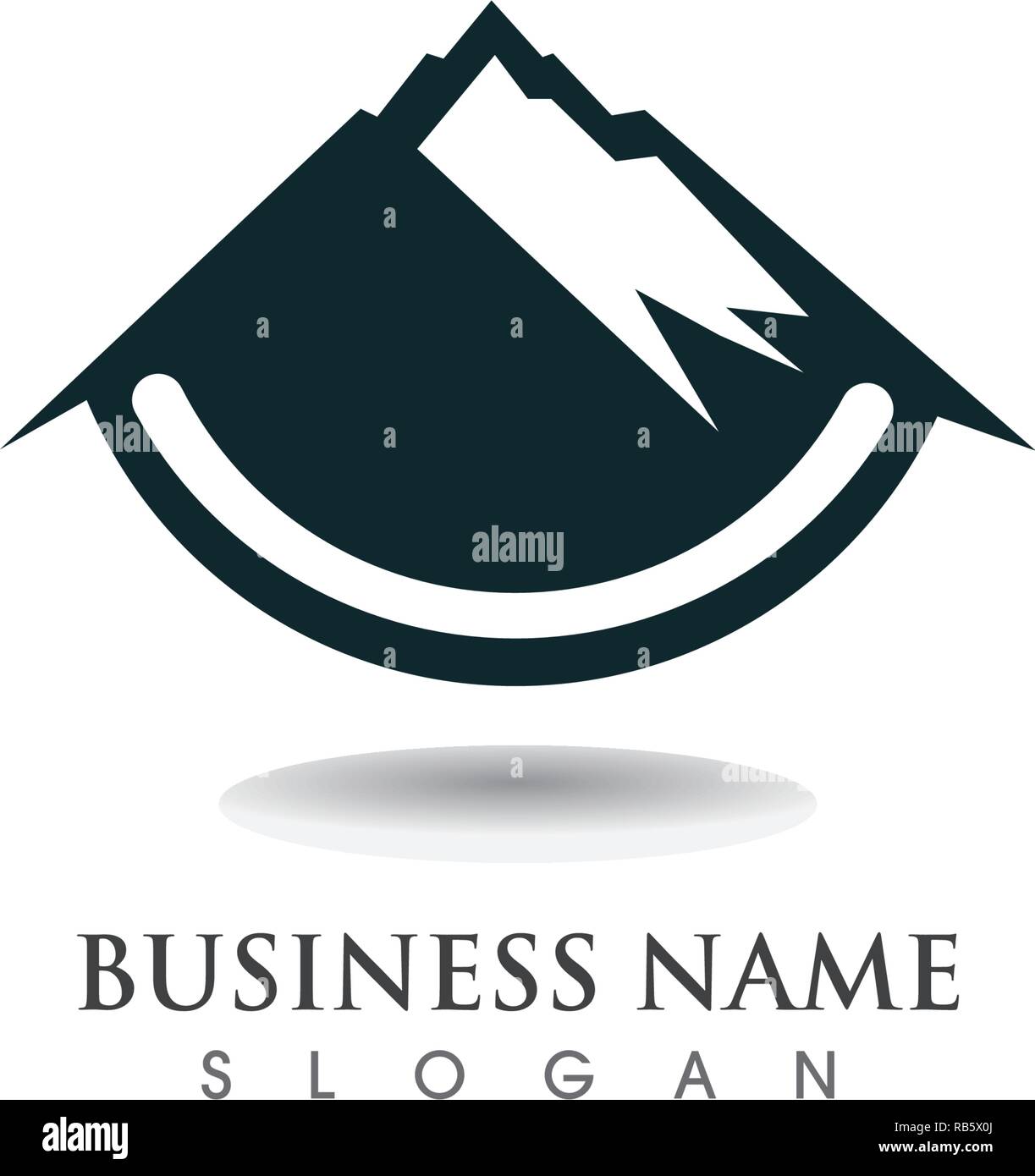 High Mountain icon  Logo Business Template Vector Stock Vector