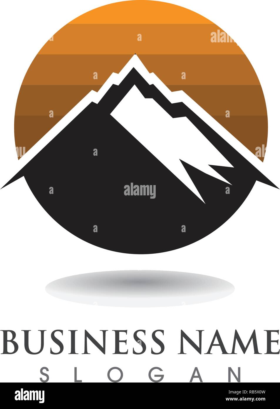 High Mountain icon  Logo Business Template Vector Stock Vector