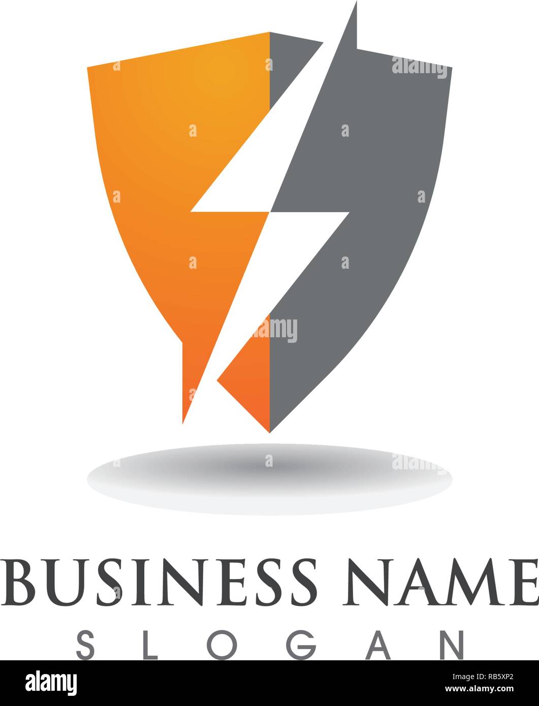 Shield guard logo design vector shield template Stock Vector Image ...