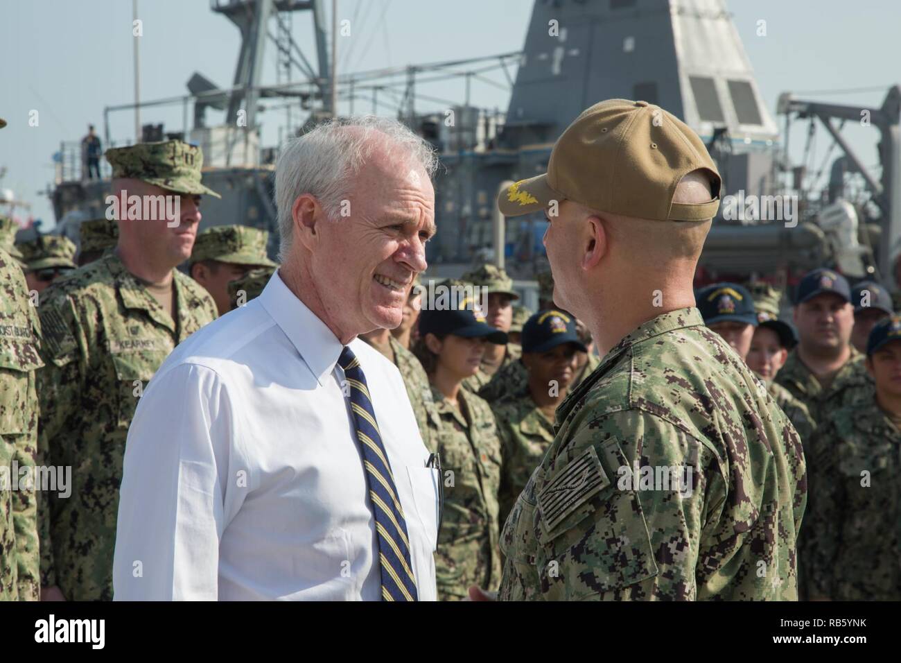 MANAMA, Bahrain (Dec. 19, 2018) Secretary of the Navy Richard V ...