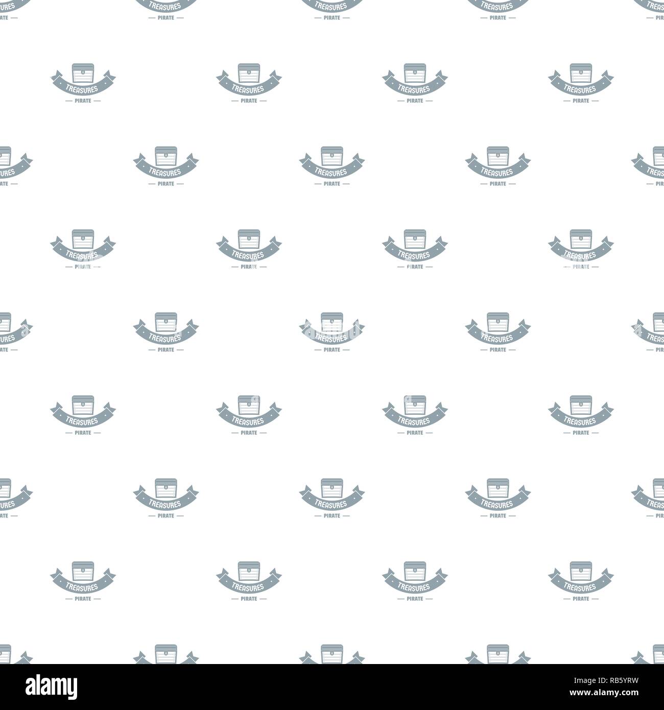 Treasure pattern vector seamless Stock Vector