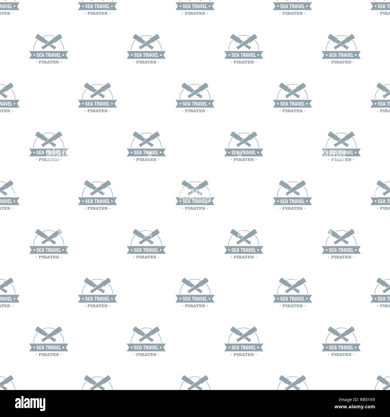Sea travel pattern vector seamless Stock Vector