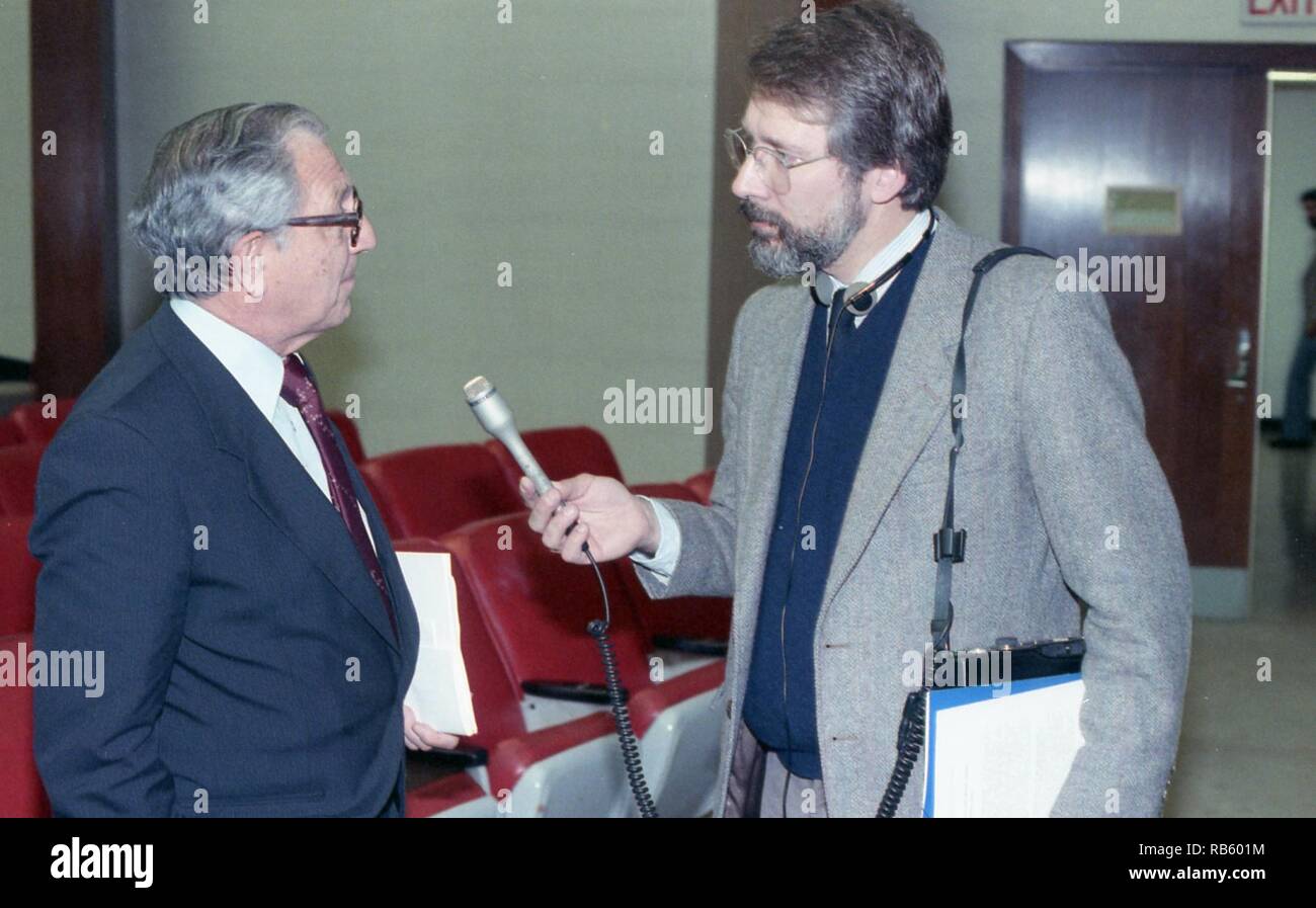 End World Hunger - Interview after awards ceremony Stock Photo - Alamy
