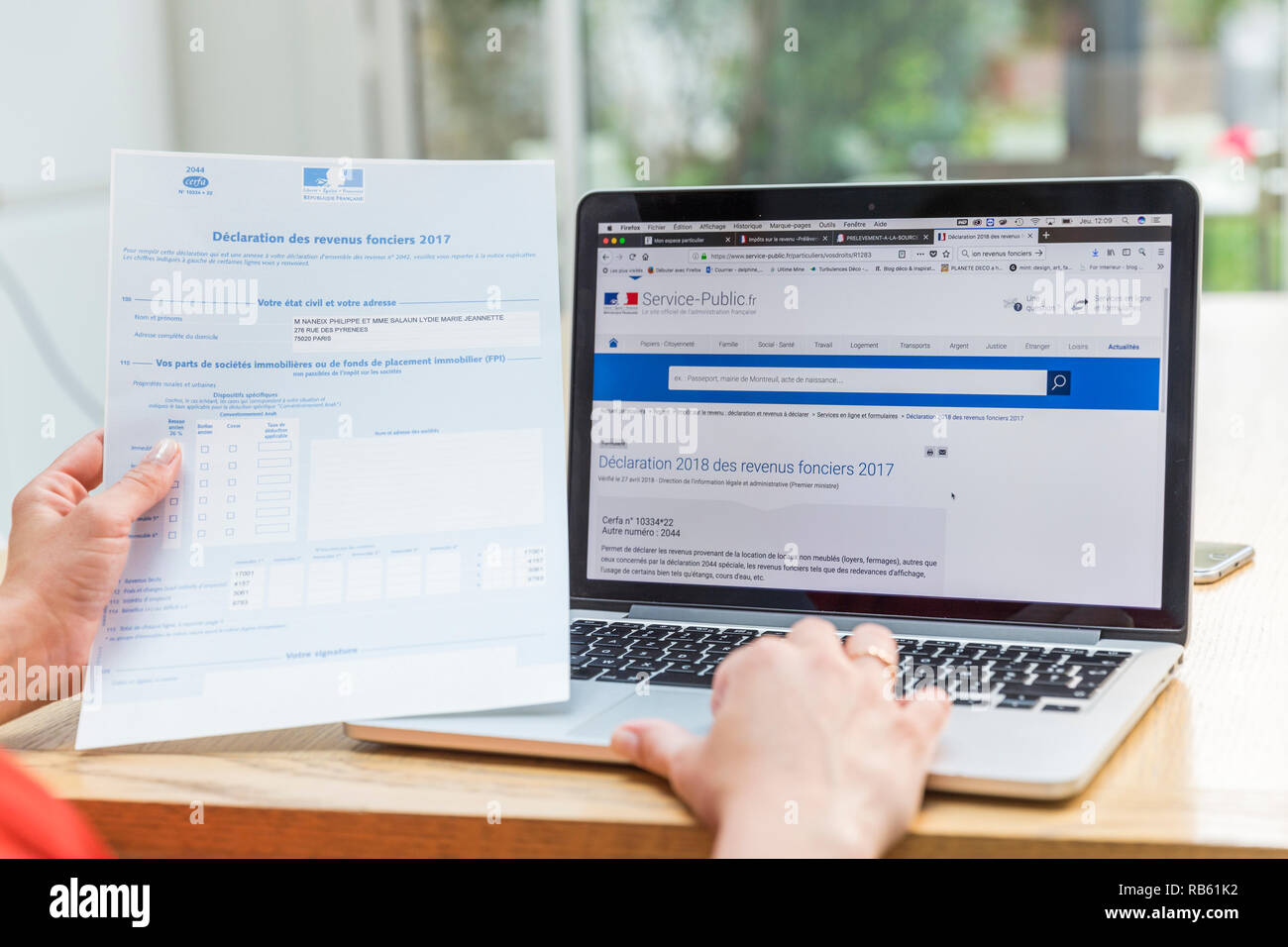 Real estate tax return hires stock photography and images Alamy