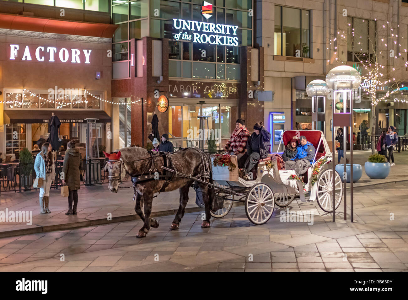 Horse drawn carriage transportation hires stock photography and images