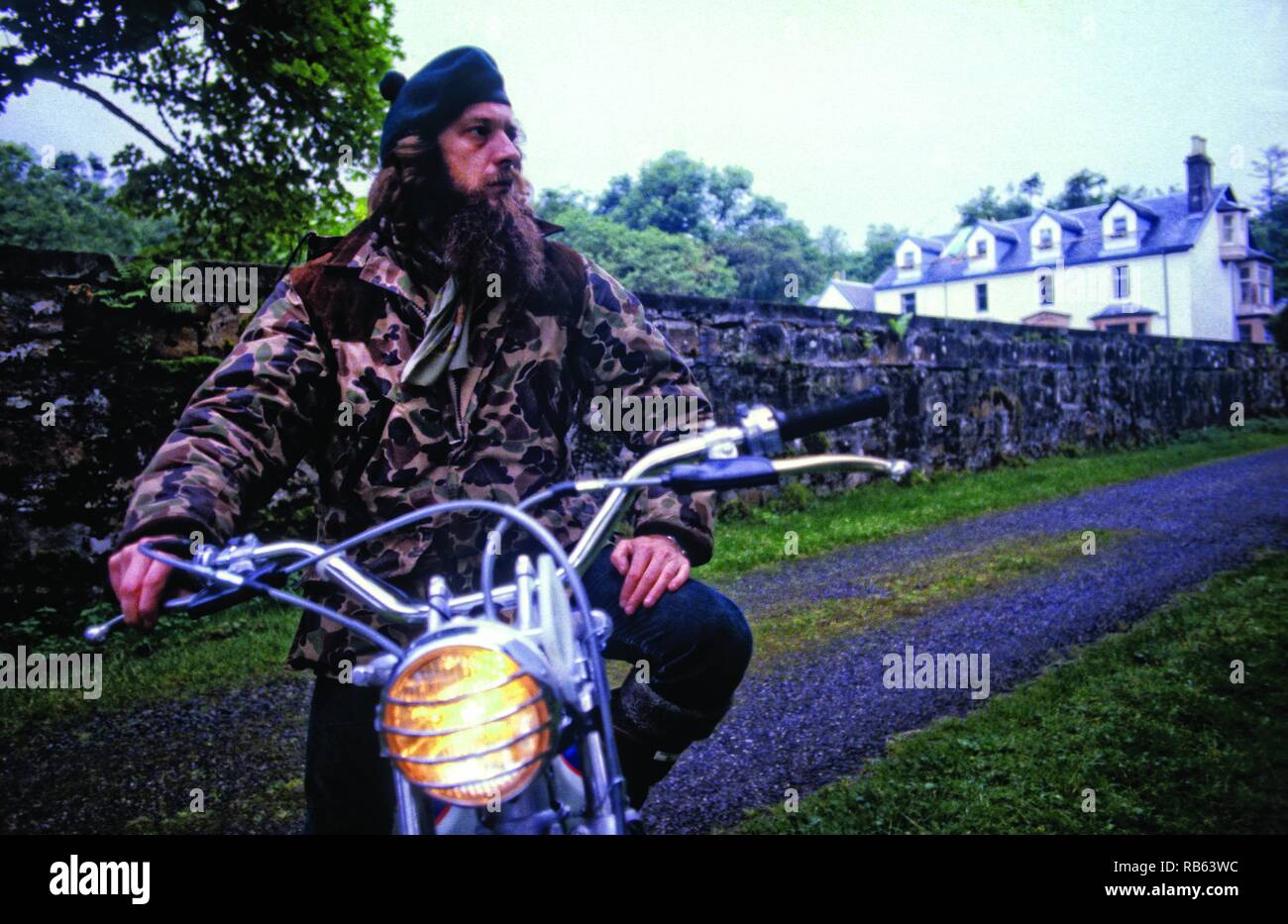 Ian Anderson of Jethro Tull on his estate on the isle of Skye 1979 ...