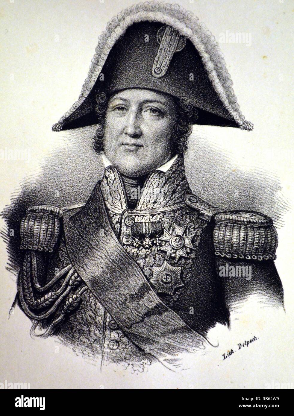 Louis Philippe I: Louis Philippe of Orleans (1773-1850) King of France 1830-1848. Lithograph, Paris, c1840. Stock Photo