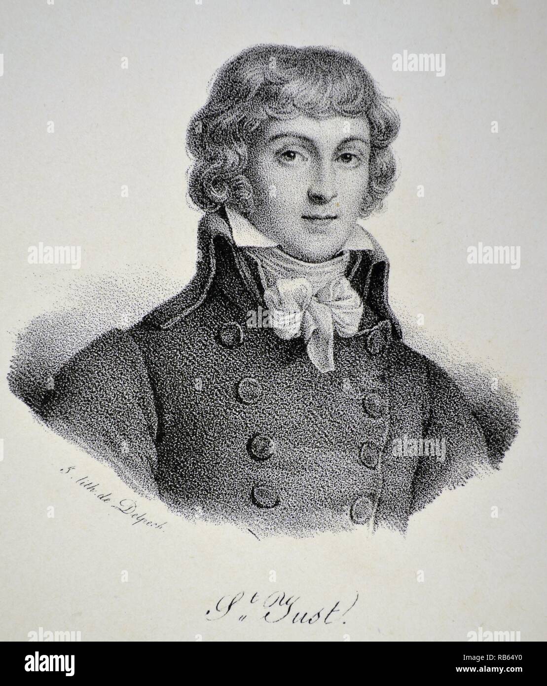 Louis Antoine Leon de Saint-Just (1767-1794) French