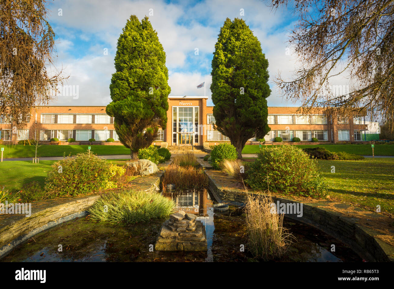 The Harris Brush Factory building exterior, Stoke Prior, Bromsgrove, UK