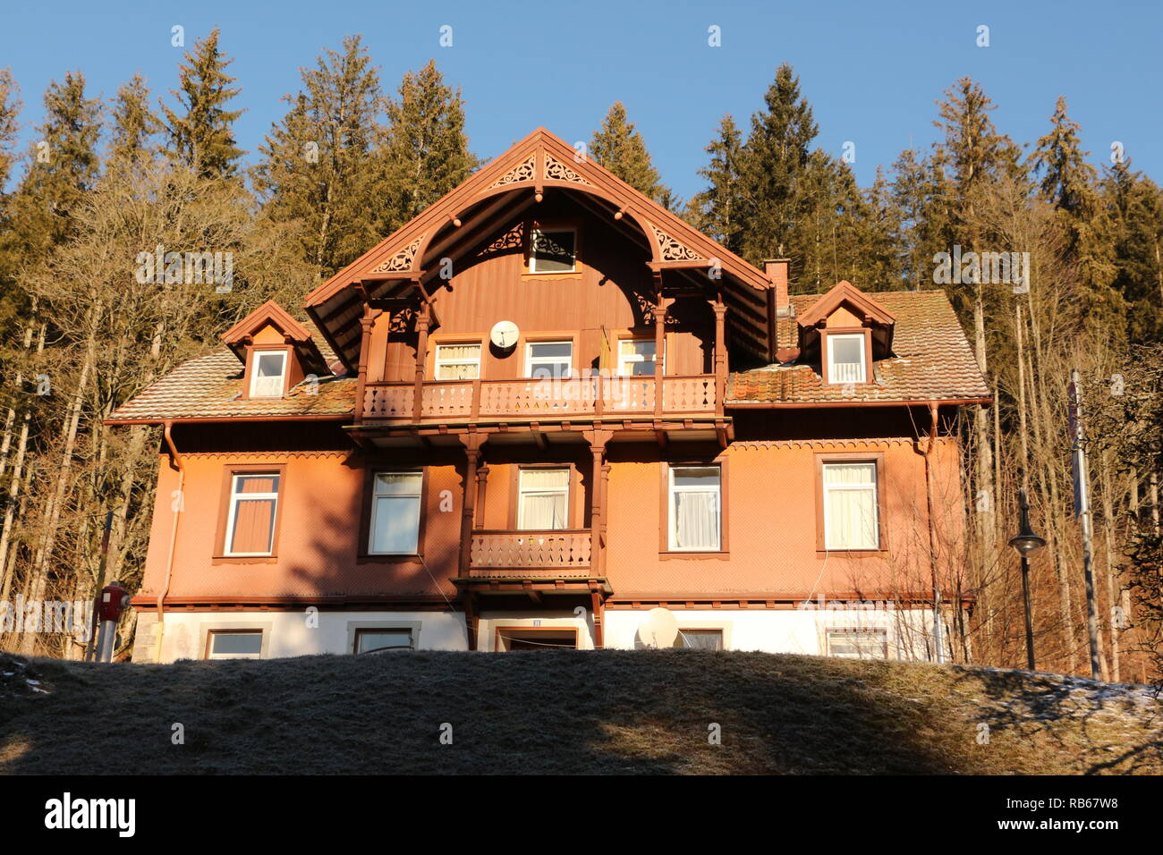 Winter am Titisee im Schwarzwald Stock Photo